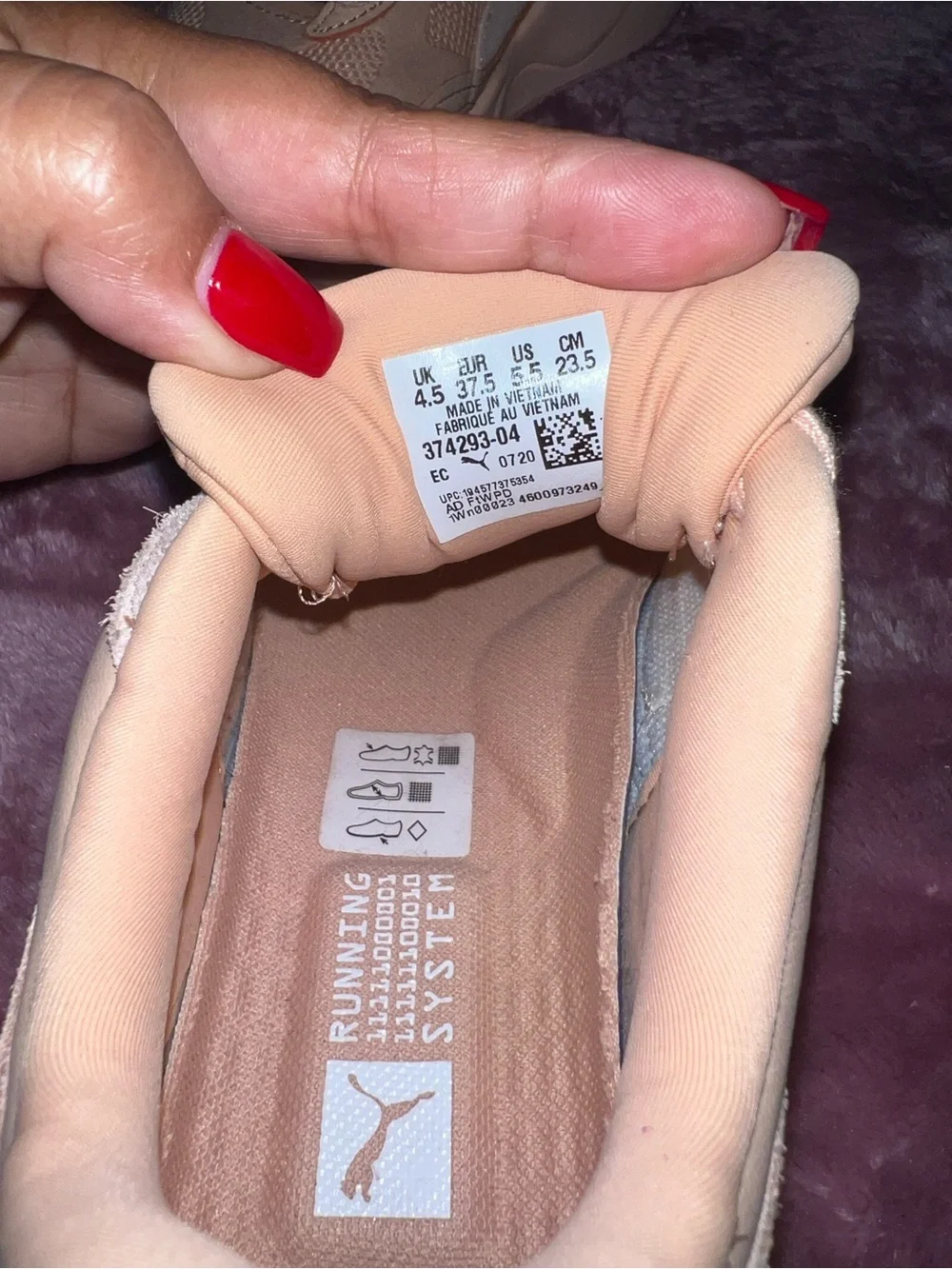 Puma Blush Pink Chunky Sneakers